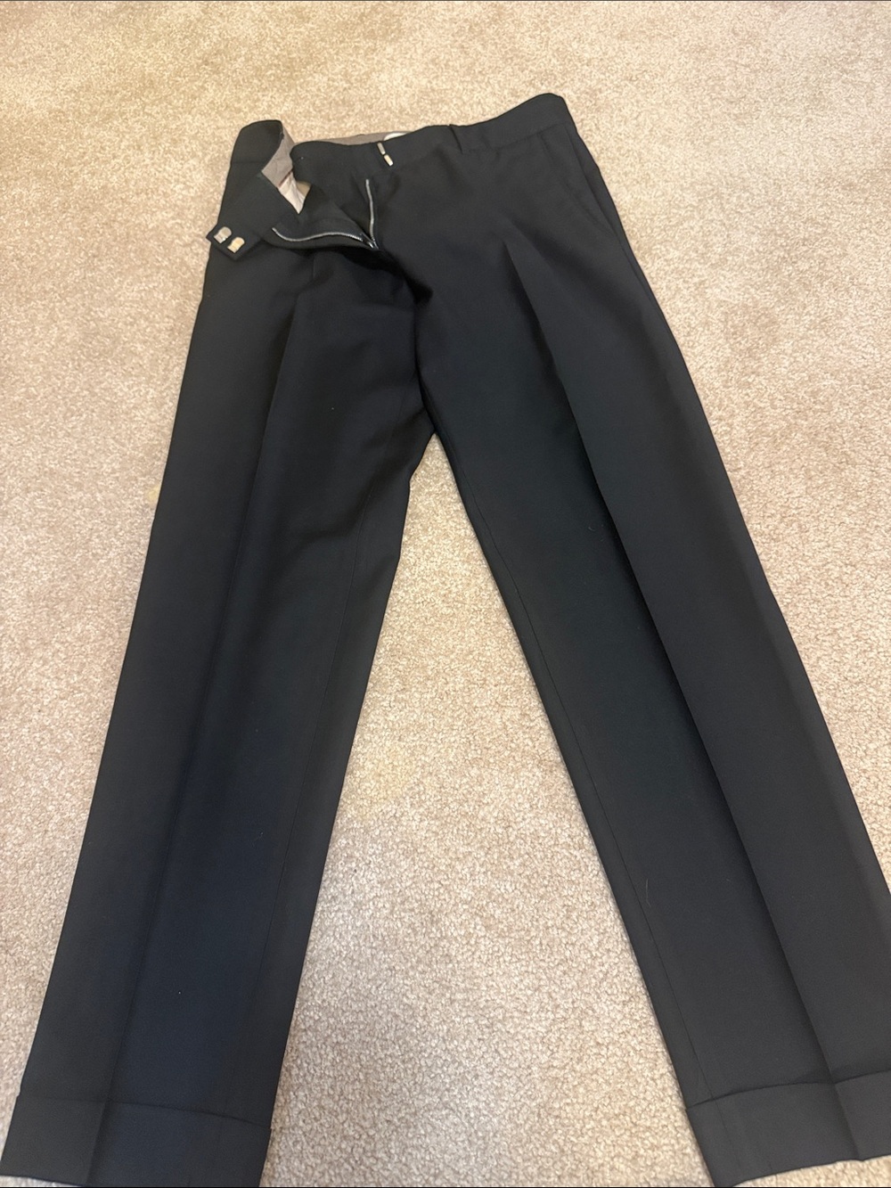 Stella McCartney Black Tailored Ankle Pants